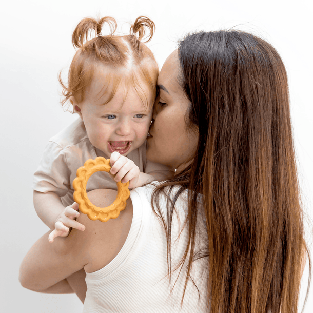 Lion Teether (Burnt Orange) - Catchy