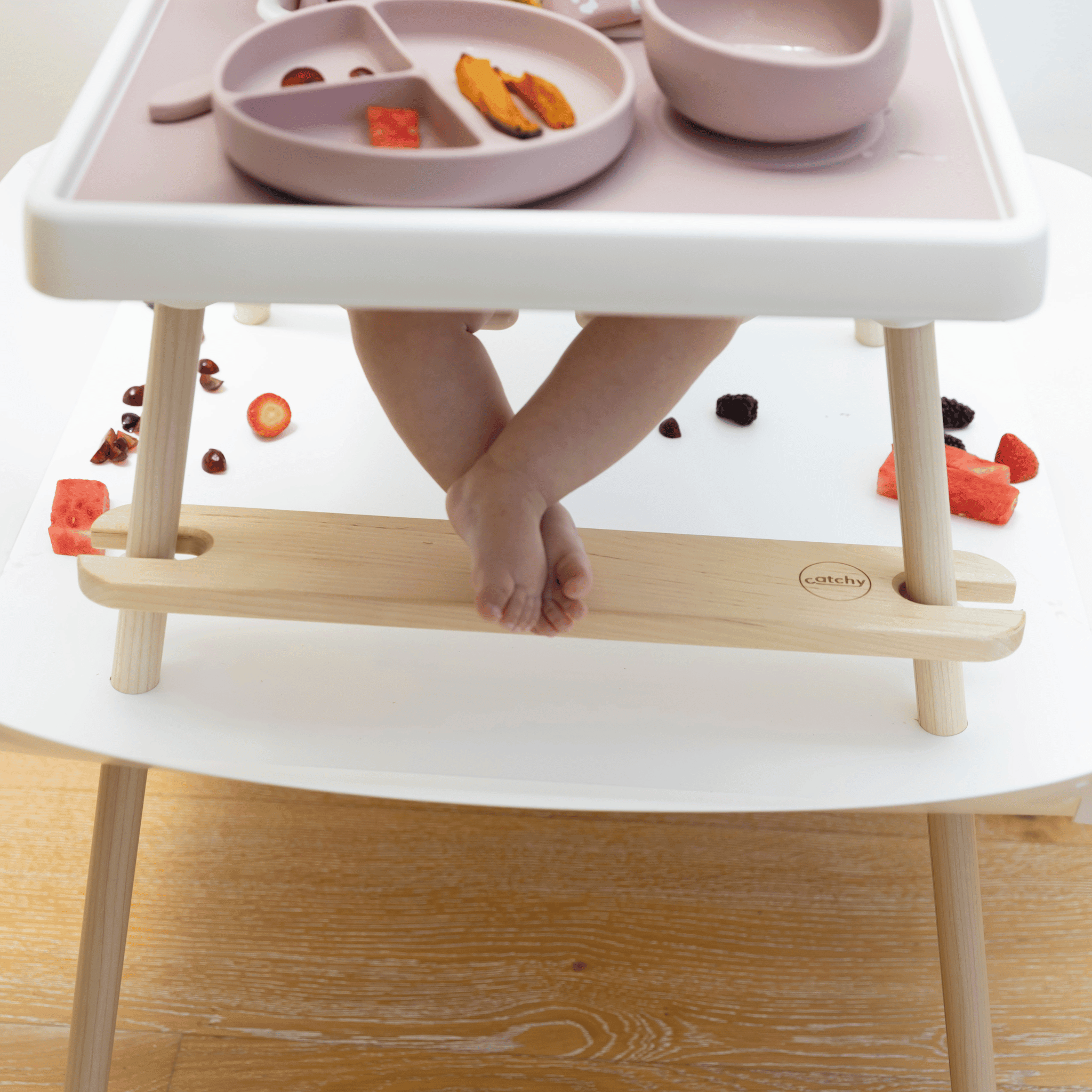 High chair footrest deals